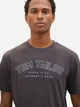 Футболка хлопковая длинная мужская Tom Tailor 1037736-10899 2XL Tarmac Grey с принтом (4067261297095) - изображение 5