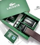 Чоловічий ремінь LACOSTE натуральна шкіра двосторонній чорний з коричневим 120 см (LUX1444) - зображення 3