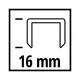 Скоби для будівельного степлера Einhell 5.7х16мм, 3000шт. (4137855) - зображення 3