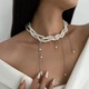 Женское колье с бусинами Pearl Lux - изображение 1