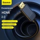 Кабель Baseus HDMI M - M, 1 м, V2.0 4K, High Definition Series Black - изображение 5