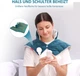 Comfytemp K9015 - Электрическая грелка для шеи и плеч, полный вес 1 кг, 9 уровней нагрева, автоматическое отключение 0,5-9 часов - изображение 5