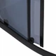 Душевая кабина полукруглая Bravo WISLA N90GB без поддона тонированное стекло 4 мм 90х90 см Черный профиль - изображение 5