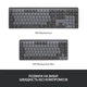 Клавіатура Logitech MX Mechanical Wireless Illuminated Performance Graphite (920-010757) - зображення 4
