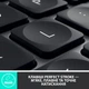 Клавіатура бездротова Logitech MX Keys Advanced for Business Wireless Illuminated UA Graphite (920-010251) - изображение 2
