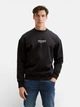 Свитшот на флисе мужской Tom Tailor 1045579-29999 M Black (4068128346468) - изображение 1