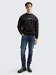 Свитшот на флисе мужской Tom Tailor 1045579-29999 M Black (4068128346468) - изображение 3