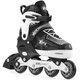 Детские раздвижные ролики SFR Pulsar Black and White 30.5-34 (rk6177) - изображение 1