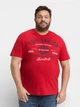 Футболка хлопковая длинная мужская Tom Tailor 1039944-12830 4XL Samba Red с принтом (4069402133590) - изображение 1