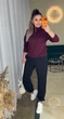 Жіночий легкий спортивний костюм (кофта+штани) Uaclothes 54-56 Бордовий (like36855-172821359) - изображение 2