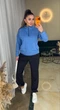 Жіночий легкий спортивний костюм (кофта+штани) Uaclothes 50-52 Блакитний (like36854-172811358) - изображение 1