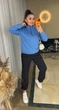 Жіночий легкий спортивний костюм (кофта+штани) Uaclothes 50-52 Блакитний (like36854-172811358) - изображение 3