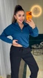 Жіночий легкий спортивний костюм (кофта+штани) Uaclothes 54-56 Синій (like36853-172801359) - изображение 5