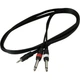 Инсертный кабель RockCable Patch Cable - 2 x TS Jack to TRS MiniJack (1.5m) (RCL 20912 D4) - изображение 2