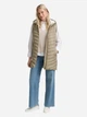 Теплый жилет удлиненный женский Tom Tailor 1046590-10678 XS Smoke Olive (4068128599697) - изображение 3