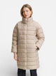 Куртка зимняя длинная женская Tom Tailor 1046599-32208 S Soft Taupe Grey (4068128869233) - изображение 1