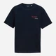 Футболка хлопковая длинная мужская Tom Tailor 1047812-10668 S Sky Captain Blue с принтом (4069402068212) - изображение 5