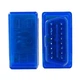 Автомобильный сканер 12 V Bluetooth OBD2 ELM327 v2.1 4,7 х 2,5 х 3,1 см, с поддержкой протоколов ISO/SAE, пластиковый, синий - изображение 4