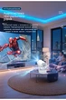 Смарт проектор с аккумулятором Android 280 ANSI HD 720P поддержка 4K wi-fi 6 Bluetooth Salange HY300 pro max plus портативный мини для дома и офиса домашний кинотеатр для фильмов и презентаций HDMI USB 180° поворот с батареей 12000 mAh белый - изображение 9