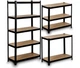 Стеллаж металлический Homart B150 150х75х30 см черный (9978) - изображение 1