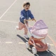 Коляска для куклы Smoby Toys Baby Nurse люлька с корзиной Терракотовая пудра 38х59х58 см (7600254124) - изображение 4