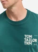 Футболка хлопковая длинная мужская Tom Tailor 1047795-14171 2XL Jasper Green с принтом (4069402034811) - изображение 4