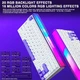 Магнітна Ігрова AULA HERO 84 HE Біла Клавіатура, 0.01mm, Rapid Trigger, 75%, 8K, RGB - зображення 6