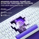 Магнітна Ігрова AULA HERO 84 HE Біла Клавіатура, 0.01mm, Rapid Trigger, 75%, 8K, RGB - зображення 7