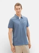 Поло длинное мужское Tom Tailor 1031006-10441 3XL Gravel Grey (4067672408264) - изображение 1