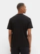 Футболка хлопковая длинная мужская Tom Tailor 1037735-29999 3XL Black с принтом (4067261554891) - изображение 2