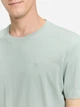 Футболка хлопковая длинная мужская Tom Tailor 1050139-12792 M Soft Greyish Green (4069403126485) - изображение 4