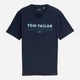 Футболка хлопковая длинная мужская Tom Tailor 1050136-10668 M Sky Captain Blue с принтом (4069403121107) - изображение 5