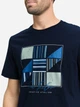 Футболка хлопковая длинная мужская Tom Tailor 1050134-10668 3XL Sky Captain Blue с принтом (4069403120780) - изображение 4