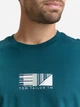Футболка бавовняна довга чоловіча Tom Tailor 1050134-12818 L Deep Meadow Green з принтом (4069403120810) - зображення 4