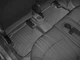 Автомобильные коврики в салон Weathertech на Chevrolet SPARK 13-15 2-й ряд черные Шевроле Спарк WT0033927 - изображение 2