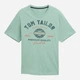 Футболка хлопковая длинная мужская Tom Tailor 1039944-22577 4XL Dust Green с принтом (4069402133408) - изображение 5