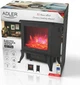 Kominek elektryczny Adler AD 7754 1000W / 1800W z efektem 3D płomienia (5905575910059) - obraz 16