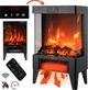 Kominek elektryczny Adler AD 7755 LED 1000 W/2000 W z pilotem i efektem 3D płomienia (5905575910066) - obraz 9