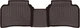 Автомобильные коврики в салон Weathertech на Cadillac XT4 19- 2-й ряд какао Кадиллак ХТ4 WT0034519 - изображение 1