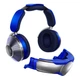 Бездротові навушники Dyson Zone with air purification Ultra Blue/Prussian Blue (376119-01) US - зображення 2