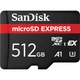 Карта пам'яті microSD 512GB SanDisk Express Class 10 UHS-I U3 A1 (SDSQXFN-512G-GN4NN) - зображення 1