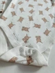Бодік білий базовий монограмний із зайчиками Primark 68 розмір на 3-6 місяців - изображение 3