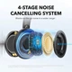 Навушники Anker SoundCore Space One Pro, Black, Bluetooth 5.3, Hi-Res Audio Wireless, ANC, LDAC, Multipoint, 60Н - зображення 6
