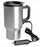 Автомобільний термокухоль із підігрівом No Brand Electric Mug 350 мл Сріблястий (2104619115) - изображение 2