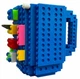 Кухоль-конструктор No Brand Build-On Brick Mug 350 мл Синій (2104619136) - зображення 4