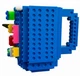 Кухоль-конструктор No Brand Build-On Brick Mug 350 мл Синій (2104619136) - зображення 5