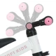 Велосипед-біговел дитячий PROFI KIDS Ju-MBB 1008 white 4 в 1 трансформер, колеса EVA, сталева рама, Білий - зображення 8