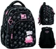 Рюкзак школьный Kite 763M Hello Kitty для девочки Черный 39x29.5x14.2см 15л легкий Ортопедический 1-4 класс (HK26-763M) - изображение 3