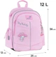 Рюкзак школьный Kite 771S My Melody для девочки Розовый 36x25x12см 12 л легкий Ортопедический 1-4 класс (HK26-771S) - изображение 4