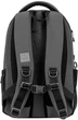 Рюкзак мужской Kite 2587M Серый 42x29x17см городской молодежный 17 л Ортопедическая спинка 2 передних кармана (K26-2587M-4) - изображение 7